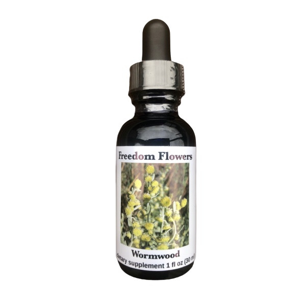 Wormwood flower essence bottle